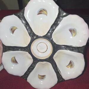 Vintage Ceramic Oyster Plate